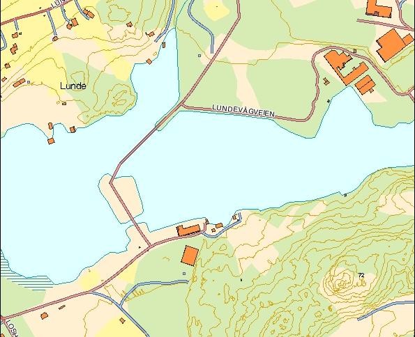Mulig transport av PCB med prosessvann fra Lundevågen ble søkt belyst ved å analysere blåskjell samlet på 3 lokaliteter, nemlig Indre Lundevågen, Fjellstadbukta og fra Inntaksrør (Figur 2).