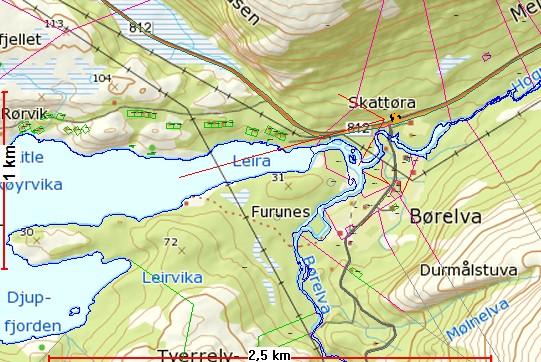 812 (ved hp5, 8850 meter, på veiens høyre side) til eiendommen gnr. 94 bnr. 19 Børelv i Bodø kommune. Vedtaket er fattet med hjemmel i vegloven 40 og 43.