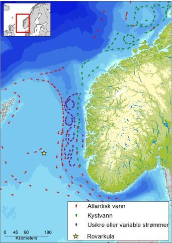 Fysiske forhold Letebrønn Rovarkula ligger i den sentrale/vestlige delen av Nordsjøen (Figur D - 1), med potensiale for influensområder som berører både Nordsjøen og Norskehavet.