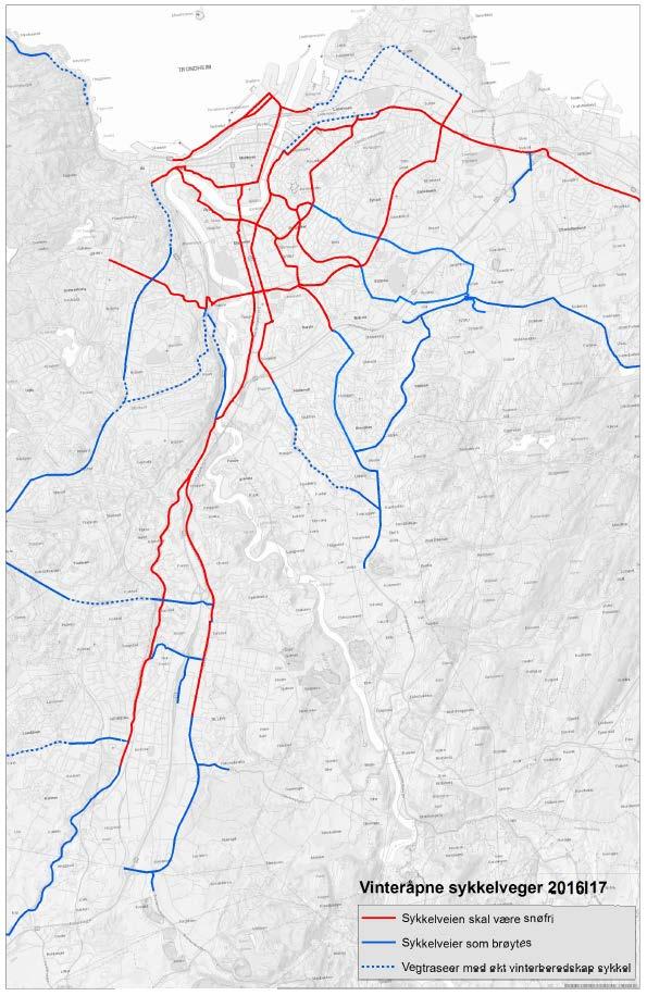 Vinterdrift av GS-anlegg i Trondheim Innføring av GsA og GsB: Miljøpakken Trondheim kommune