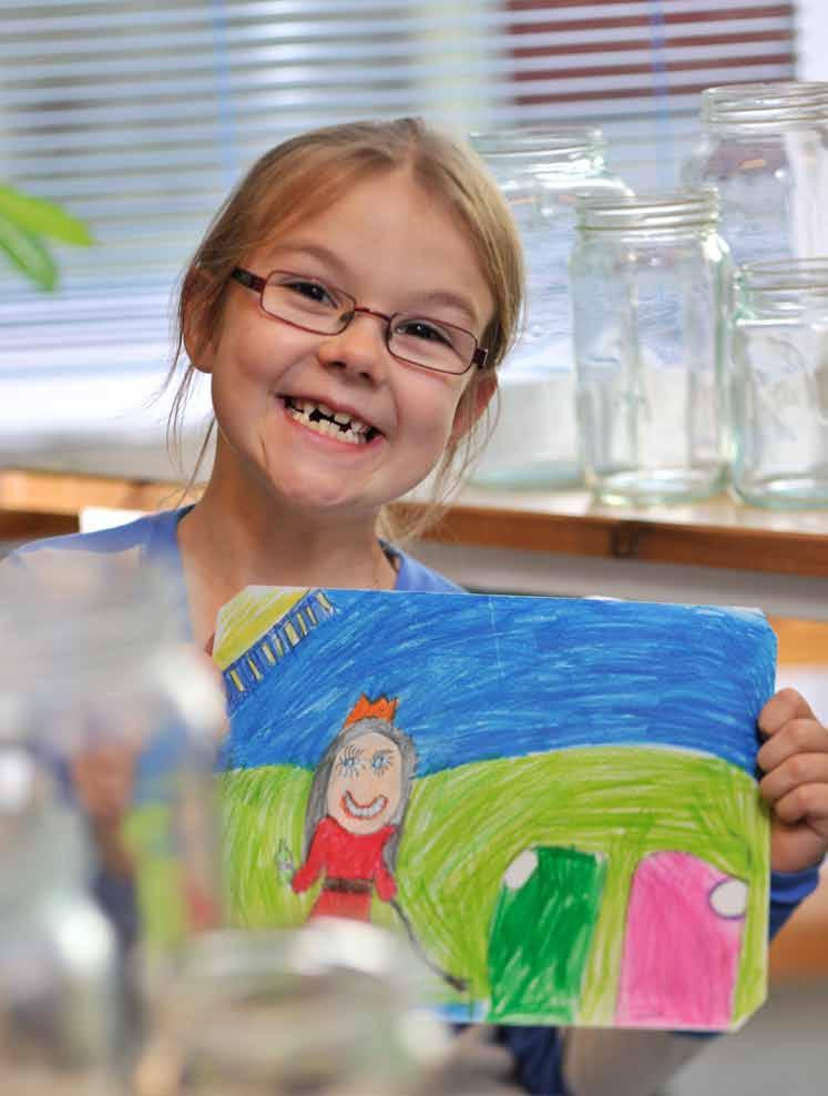 Emilie 8 år Bergsøy skule 00 syltetøyglas