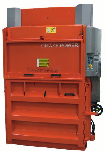 Orwak Power 3420 Hydraulisk ballpresse; sterkere - raskere - smartere HYDRAULISKE PRESSER Kompakt maskindesign; lav høyde, enkel transport Kompakte baller Høyere kapasitet og gjennomstrømning Kortere