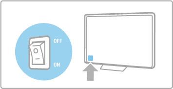 1.3 Knappene på TVen Av/på-knappen Slå TVen på eller av med av/på-knappen til høyre på TVen. Når TVen er slått av, bruker den ikke strøm. Trykk på Ambilight for å slå Ambilight av eller på.