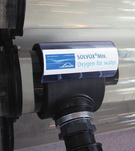 12 SOLVOX CV venturi for kapasitetsøkning til oksygeneringskjegle SOLVOX C SOLVOX CV venturi for kapasitetsøkning til oksygeneringskjegle SOLVOX C. SOLVOX CV. SOLVOX CV er et tilleggssystem som øker oksygeneringskapasiteten til SOLVOX C, noe som gir opptil 50 % høyere kapasitet ved lik vannmengde og energiforbruk.