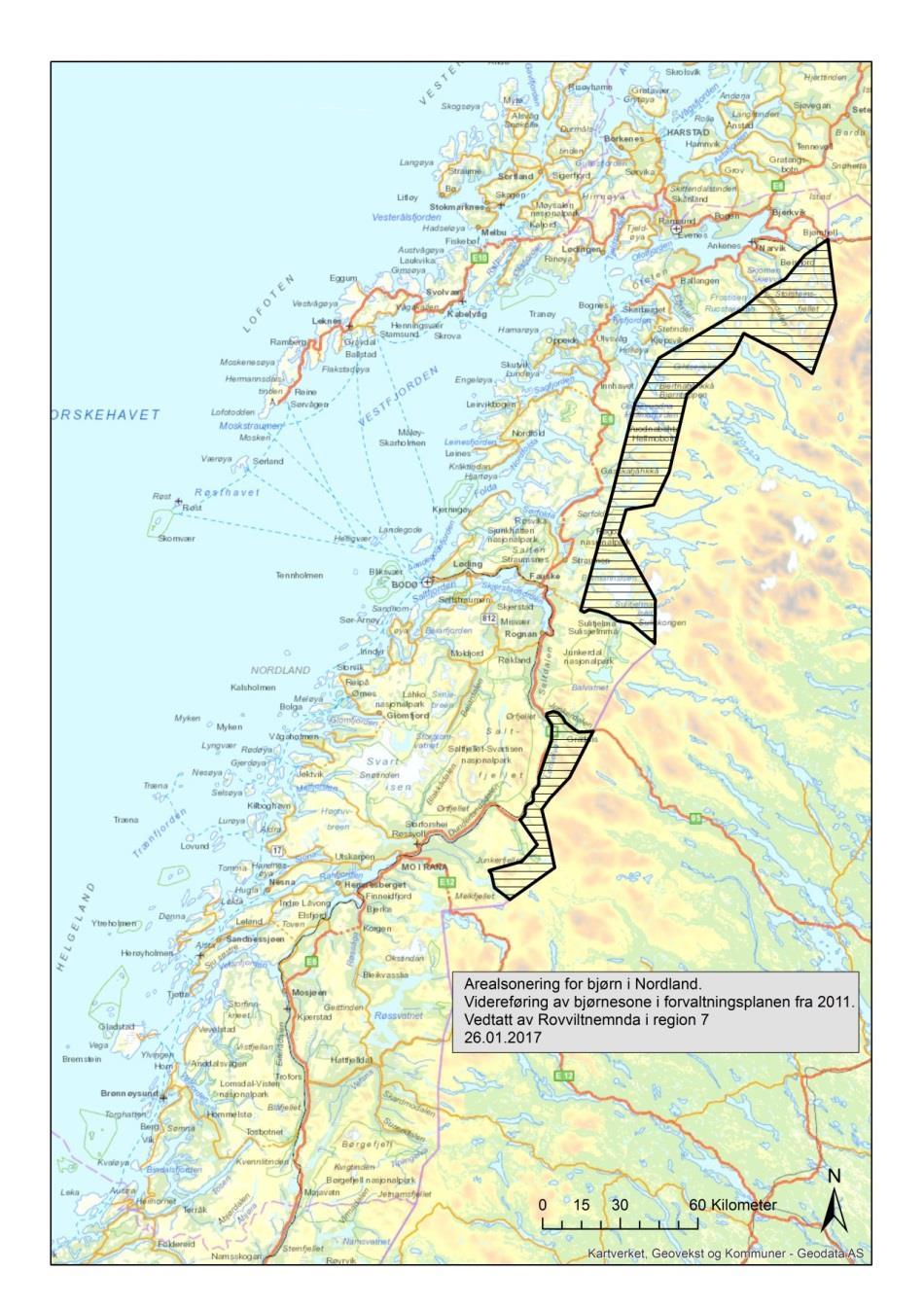 Rovviltnemndas vedtak - bjørn Forvaltningsplanen med nye alternativer for bjørnesoner kan ikke tas stilling til uten at det foreligger en konsekvensutredning som belyser næringsutøvelse og andre