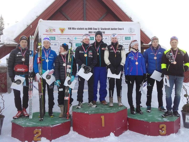 Oppe til venstre: Thomas Fenne, Norgesmester sprint senior