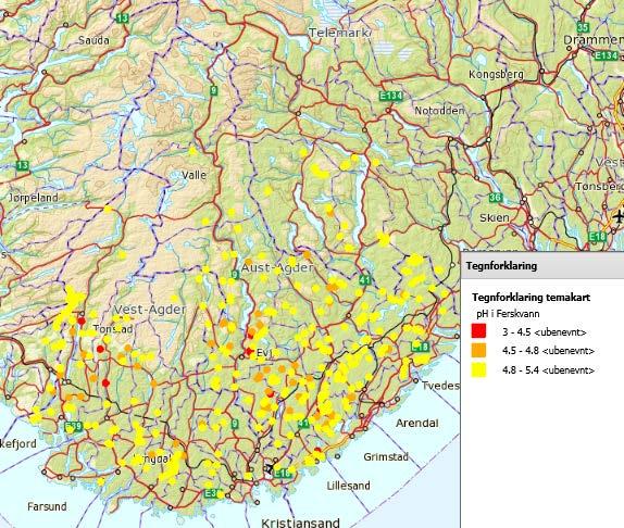 Kunnskap Lista 1: kjemi Lite som tyder på grunnlag for å slutte Grunnlag for redusert dose Hele vannregion