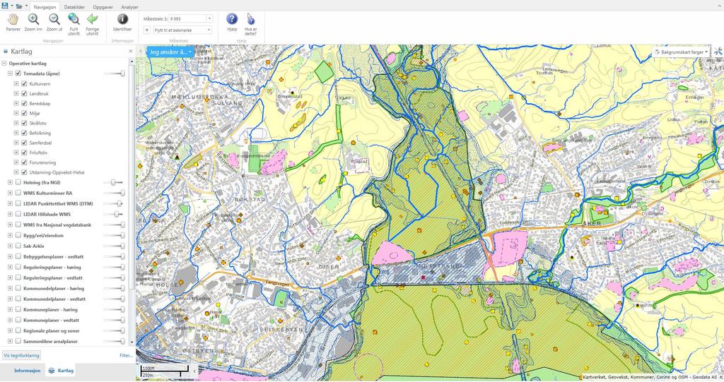 InnlandsGIS Tilgang til