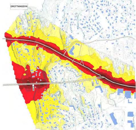 Alt C7/C9 Støy langs ny og eksisterande veg på