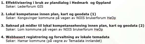 grupper/fagområder enn de som i dag kjenner til mulighetene, og var opptatt av at det må jobbes med å spre kunnskap i ulike fagmiljøer, slik at potensialet utnyttes i større grad enn i dag.