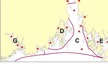 Området kan i en viss grad regnes som et transittområde som periodevis tilføres relativt store planktonalgebestander fra indre fjord.