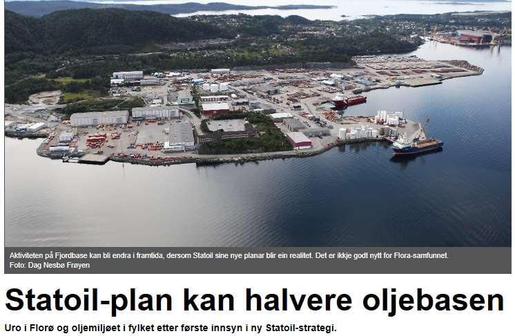 Statoil vurderer seglingsmønsteret Firdaposten18.04.