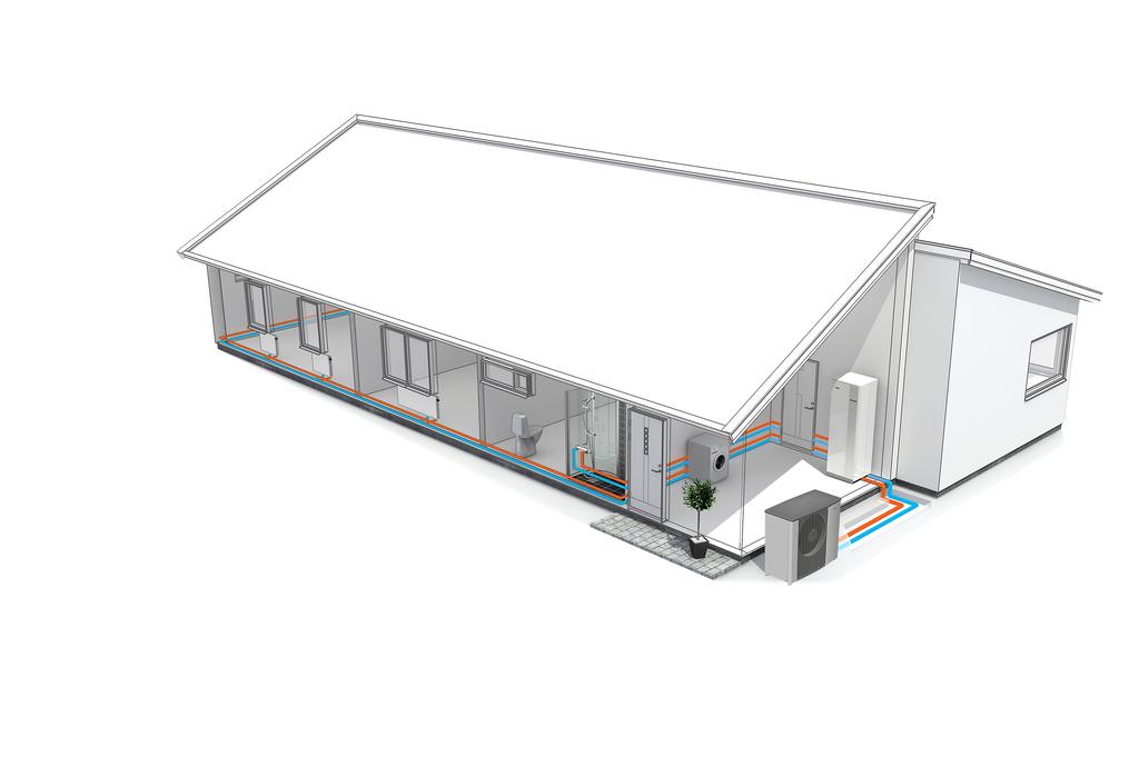 Slik fungerer NIBE F2120 Installasjonsprinsipp Kompatible innemoduler VVM 310 VVM 320 VVM 500 SMO 20 SMO 40 F2120-8 F2120-12 F2120-16 F2120-20 F2120 en del av ditt klimasystem der F2120 er beregnet