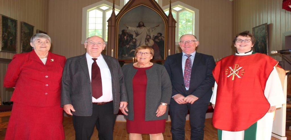 60-årskonfirmanter: Fra venstre: Solveig Helene Hansen,
