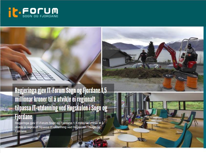 Møteplassar og prosessar Døme: IT-forum Faglege forum