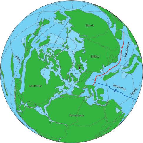 Wegener, som studerte verdenskartet og stusset over at østkysten av Sør-Amerika og vestkysten av Afrika passet påfallende godt sammen.