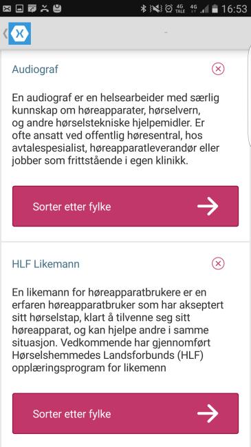 Finne oversikt over hørselshjelp som finnes i Norge I Norge finnes det ulike aktører som kan bistå mennesker som har hørselsutfordringer.