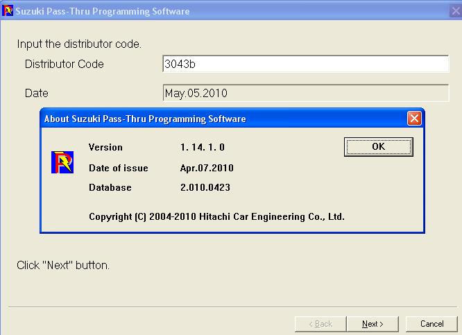 Forberedende kontroll før ECM programmering. Skriv ut informasjonsfilene; Model.pdf. Skriv også ut Manual.pdf. Dette er Suzuki sin egen manual vedrørende PassThru programmering på engelsk.