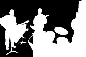 Alle i bandet får mulighet til å musisere sammen med andre og øve på låter som bandet kommer til å spille på konserten på søndag.