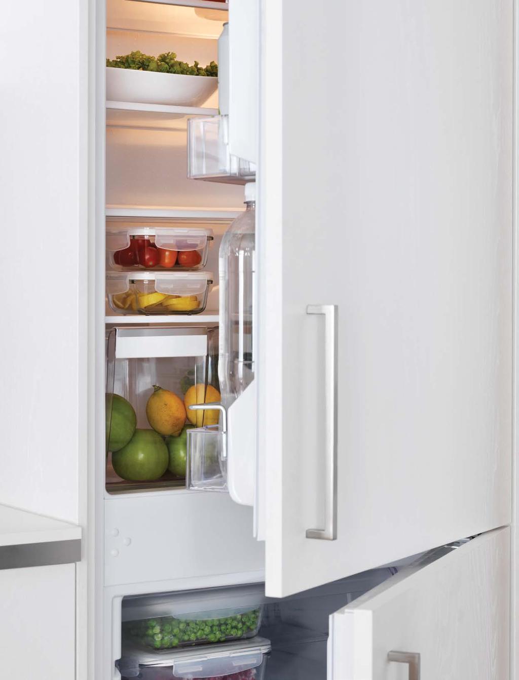 67 ŠALDYTUVAI IR ŠALDIKLIAI Dauguma IKEA šaldytuvų pasižymi sumaniomis funkcijomis ir yra su