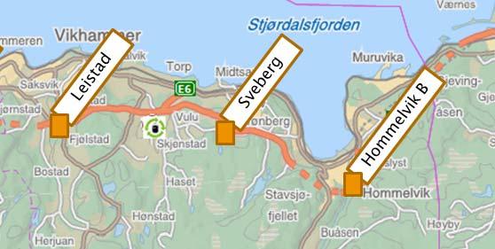 Mulig vekst- scenario kollektivtrafikk 2030: All persontransportveksten langs E6 i Malvik på kollektiv: