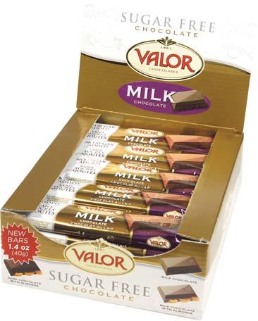 Glutenfri Naturlig søtningstoff Varenr: 121287 Milk Chocolate