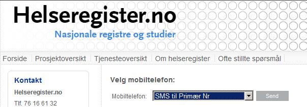 Ýtið á «Send» 4 Í næsta glugga kemur fram einnota lykilorðið og eftir nokkrar sekúndur verður það í SMS skeyti á farsímanúmerinu sem valið var. Ýtið á «Neste».