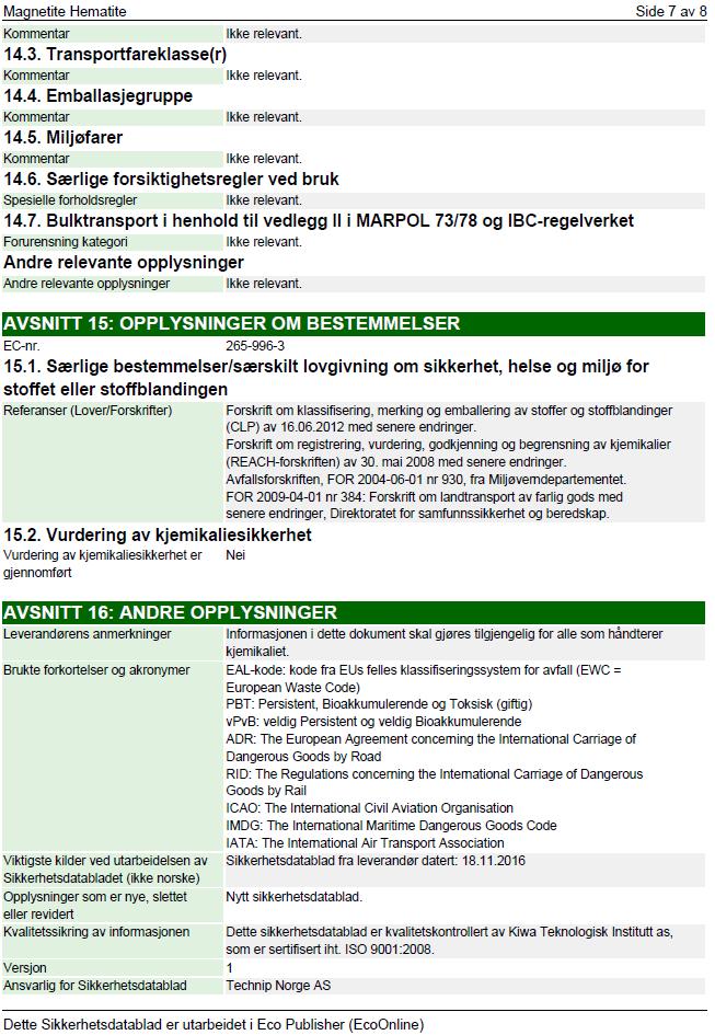 Gradering: Open Status: Final