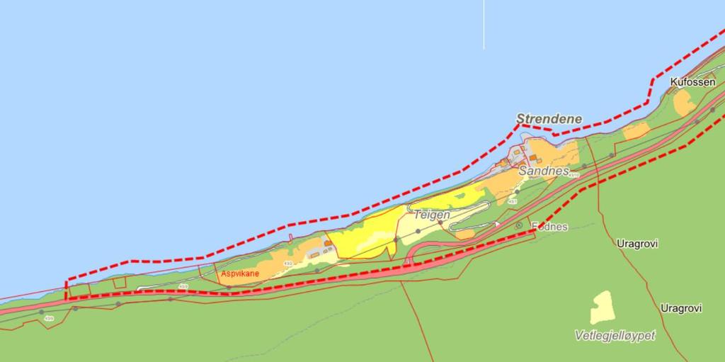 2 Planområdet Beliggenheit og avgrensing Planområdet ligg ved Sognefjorden, i nærleik av kommunegrensa til Årdal kommune og Sogndal kommune.