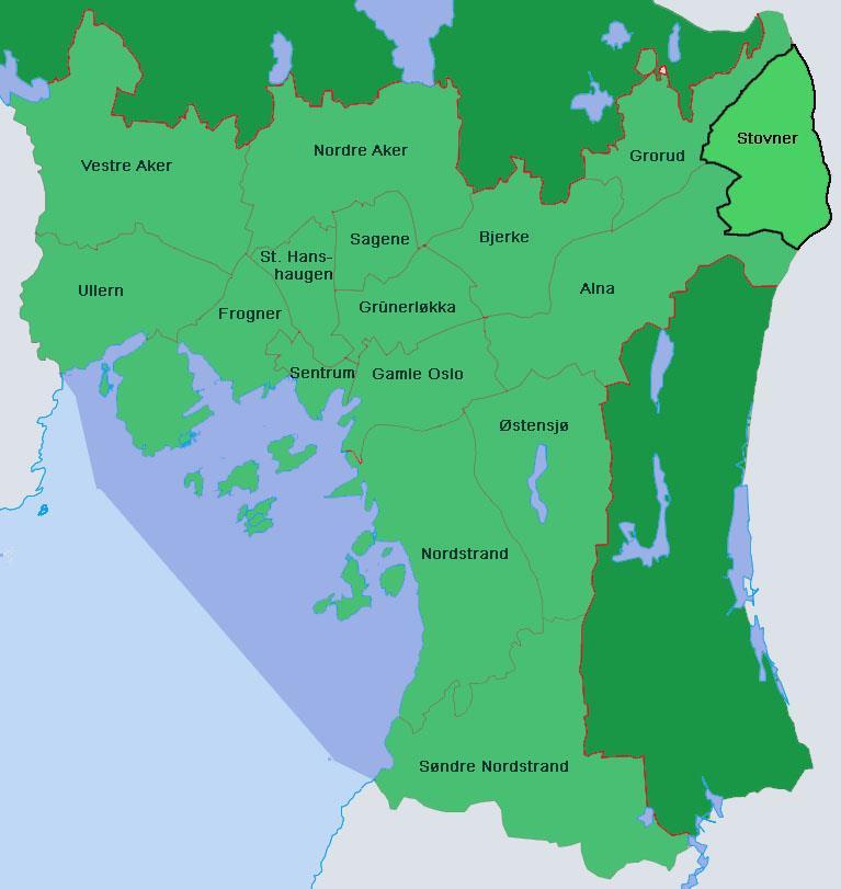 Oslo Groruddalen Stovner Bydel Alna Bydel Bjerke Bydel