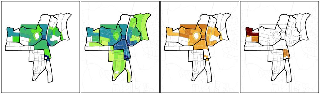 Strategi 2 «Nord/Vest» Beskrivelse Alternativet innebærer byutvikling i aksen Langbakken-Sentrum/Åsmåsan-Kaja-NMBU I sentrumsområdet sør for Åsveien er kun pågående eller forventede prosjekter lagt