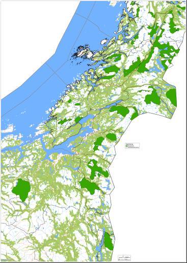 Kalvingsområder tamrein Rovviltforliket 20