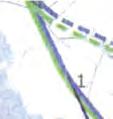 E16 Skaret Hønefoss 115 Figur 30: foreslår) Forslag til mer omfattende justering av blå eller grønn korridor