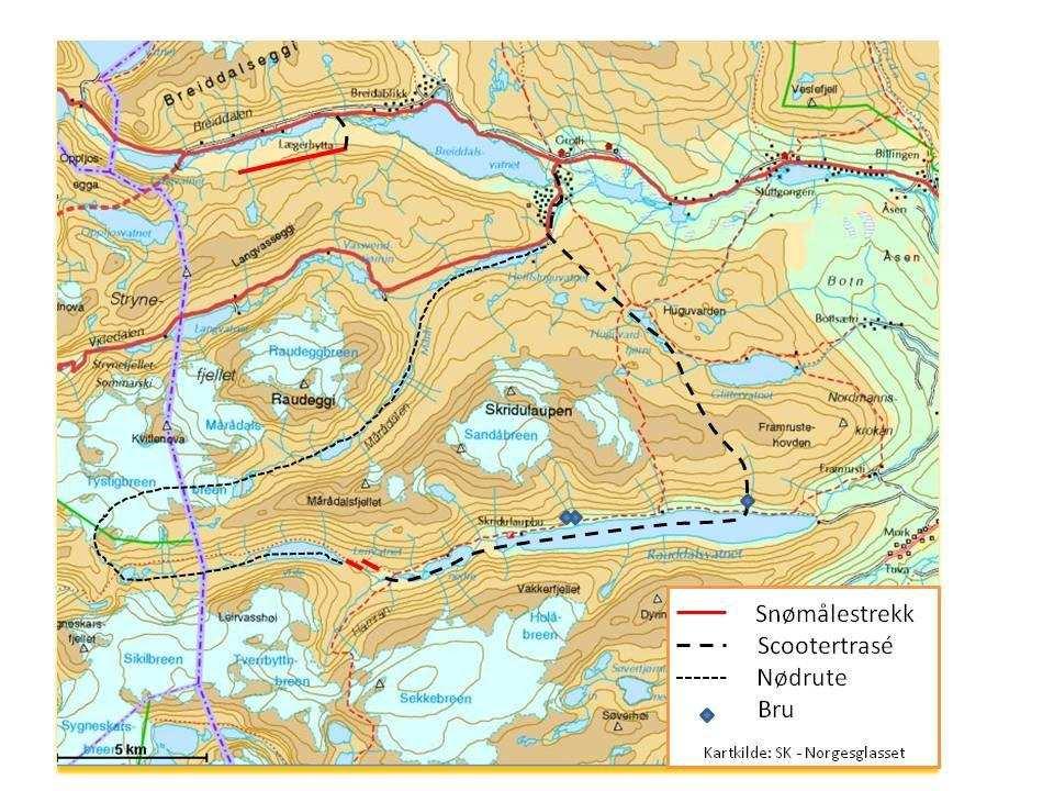 Glommens og Laagens Brukseierforening (GLB) søkjer om å nytte snøskuter til å ressurskartleggje snømengda for avrenning til kraftmagasina i kanten av Breheimen nasjonalpark.