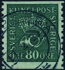 : 2875 20 og 30 øre Kong Gustaf V 1922, postfrisk.