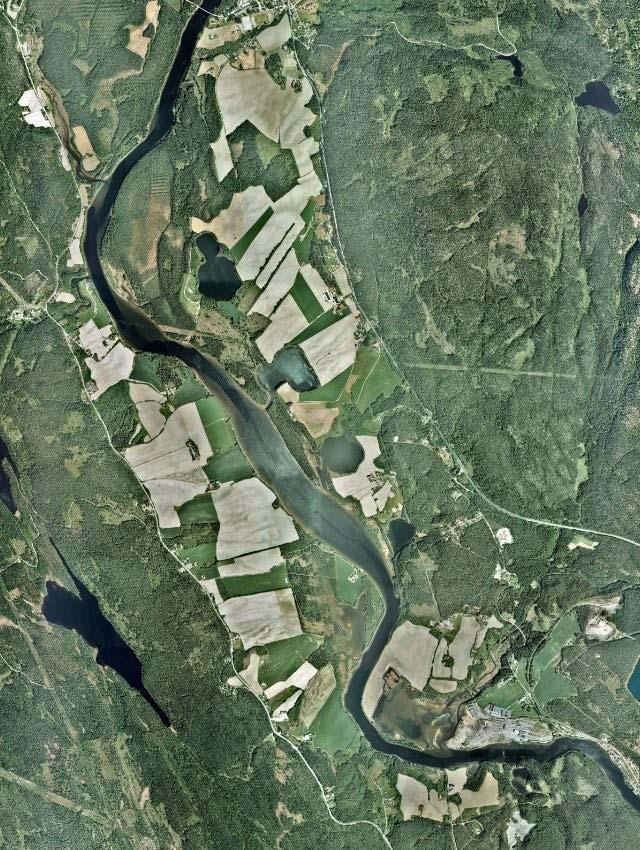 3.6. Ådalselva (Begna) Mellom Hen og Hallingby i Ådalen danner Ådalselva et særegent elvesystem sammen med større evjer og flere tjern som er forbundet med elva via smale kanaler.