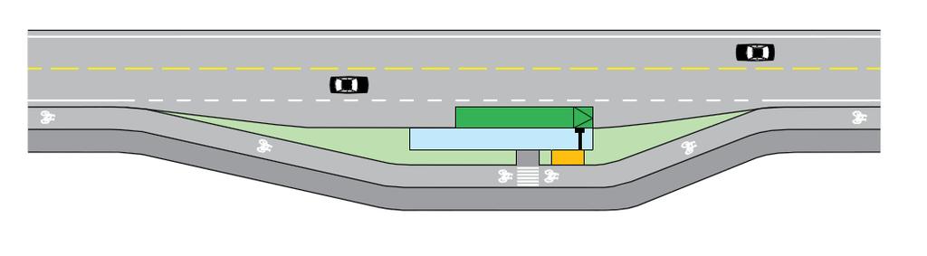 0,3 meter av hensyn til landkaret på gangbroen. Fyllingsveien Bussholdeplasser Lengst sør i Fyllingsveien, ved Kiwi Hamrehjørnet, er det i dag en busslomme.
