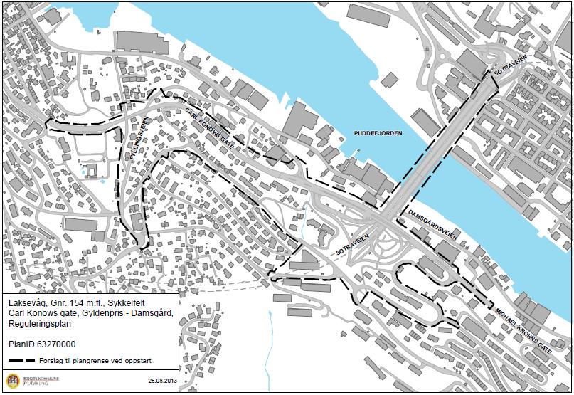Sykkelfeltene fra Solheimsviken slutter i dag i Michael Krohns gate på Gyldenpris.