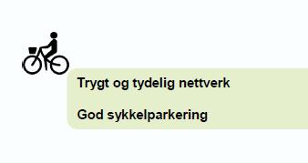 Mobilitet viktige grep Syklister får egne felt Adskilt fra gående Opphøyd