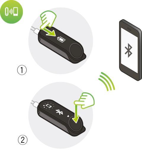 Tips: TomTom Touch bruker Bluetooth Low Energy (BLE) til å kommunisere med TomTom Sports-appen.