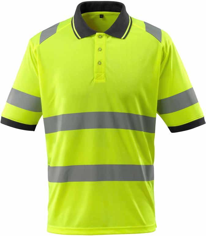 Synlighet t-skjorte, polotøye og genser T-skjorte, synlighet klasse 2 Synlighet t-skjorte godkjent etter følgende standard: EN ISO 20471 kl.