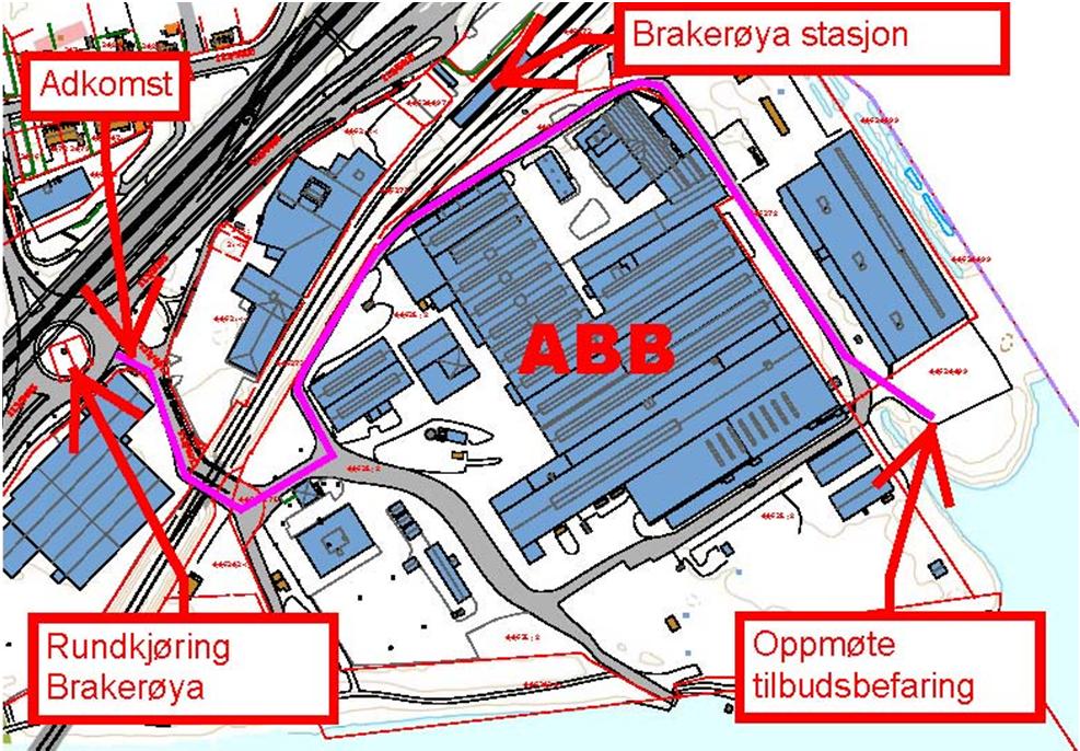 Drammen kommune Byprosjekter 1.6 Befaring Tilbudsbefaring vil finne sted 05.07.2012 kl. 14:00 Fremmøte: Fjordparken (se skisse).