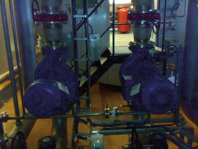 Til Kebony sin fabrikk i Skien leverte Froster AS diverse pumper.