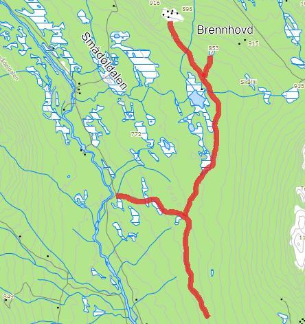 151. Brennhovdvegen Veg til Brennhovd Navneforslag: