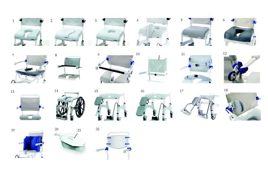 Aquatec Ocean Tilbehør 07/2011 => 1 16341 SETE MYKT INTIMHULL OCEAN OCEAN E-VIP 1 2 16343 SETEKLOSS TIL MYKSETE HYGIENEUTSKJÆRING OCEAN 1 3 16342 SETE MYKT OVALT HULL OCEAN 1 4 16511 SPRUTBESKYTTER