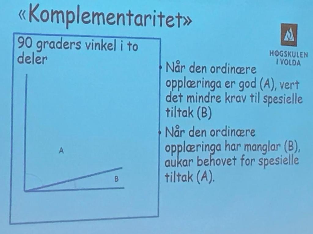 Sammenheng i opplæringen Manglende utbytte av den ordinære opplæringa er hovedkriteriet for å få spesialundervisning.