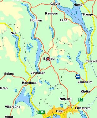 Beliggenhet Gran sentrum ligger meget sentralt på Østlandet, ca. 65 km nord for Oslo, 55 km sør for Gjøvik, 50 km øst for Hønefoss og 40 km vest for Gardermoen.