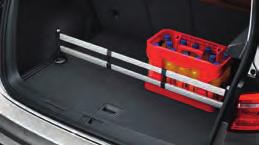O 30 Med bagasjeromsmodulen kan du dele inn bagasjerommet som du vil, og hindre at bagasjen flytter på seg under kjøring.