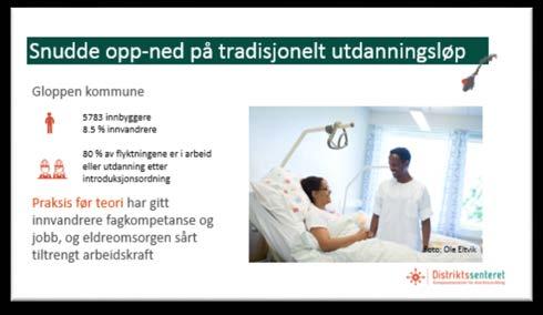 Kommunen har prøvd ut ulike metoder for språkopplæring kombinert med inkluderingsarbeid og styrking av fagkompetanse.