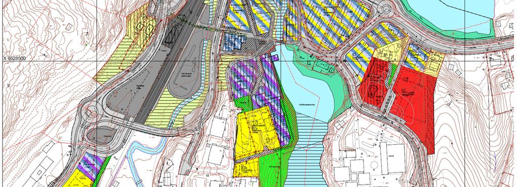 avklart gjennom kommuneplan eller kommunedelplan og der utviklingen av området kan komme til å la vente på